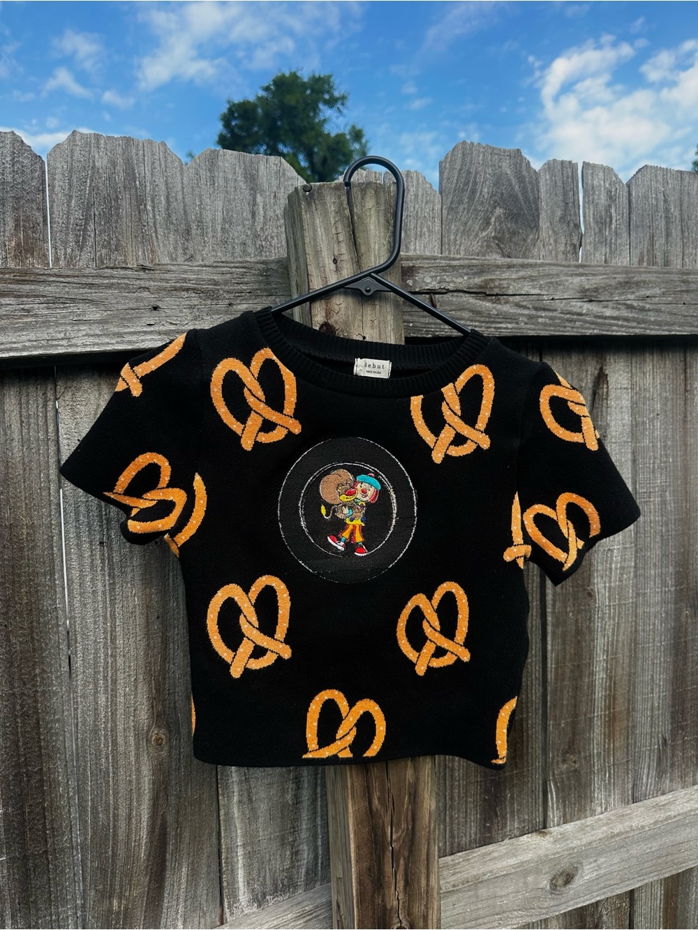 Jojo circus embroidered design top women